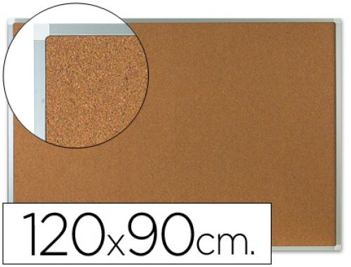 Quadro de cortica q-connect com caixilho em aluminio 120 x 90 cm , Q-connect , 26368 , 5705831035621